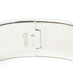 Hermes Clic Clac Bracelet Lightpink White Silver Plating — view 4