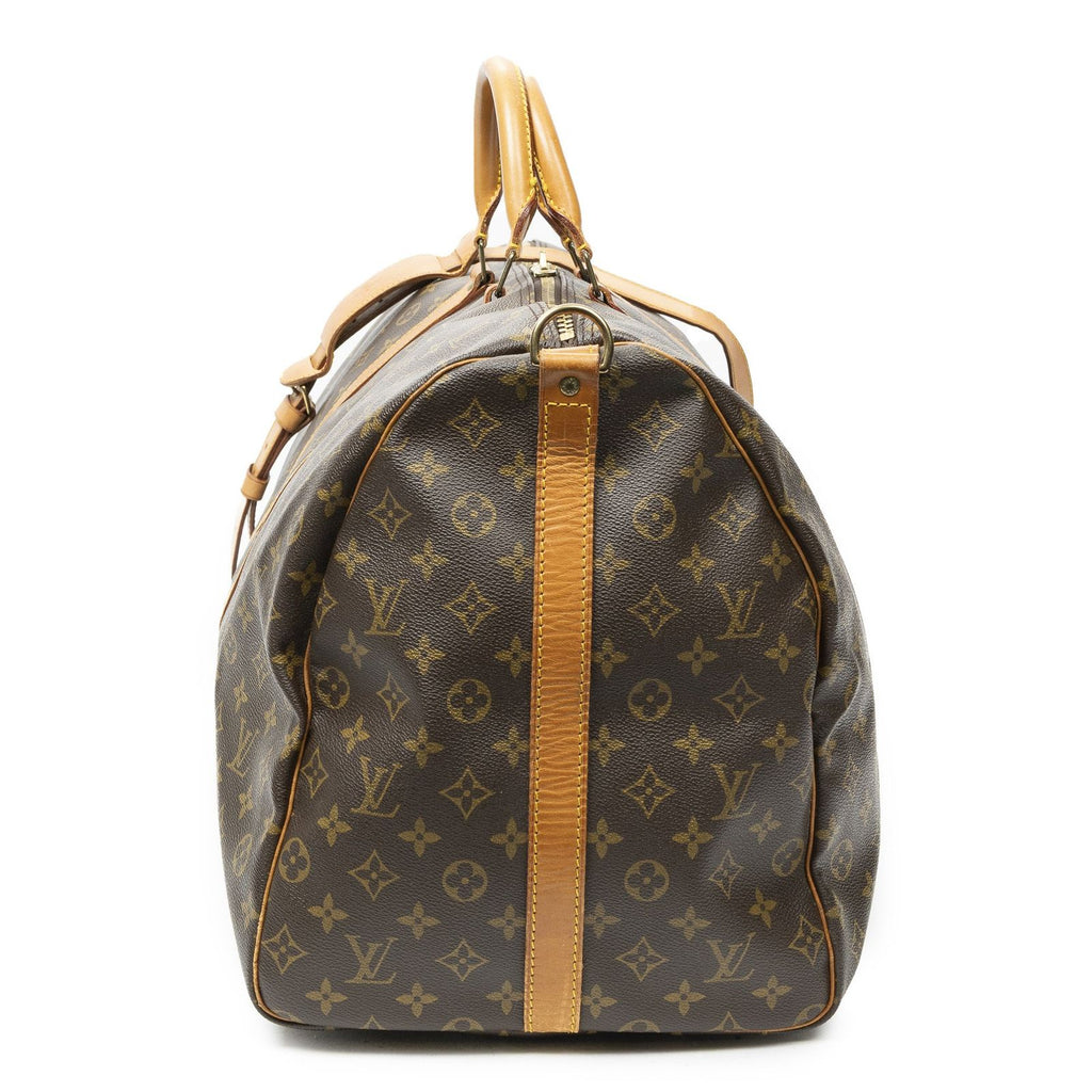 Louis Vuitton Keepall Bandouliere Brown Monogram Canvas — view 3