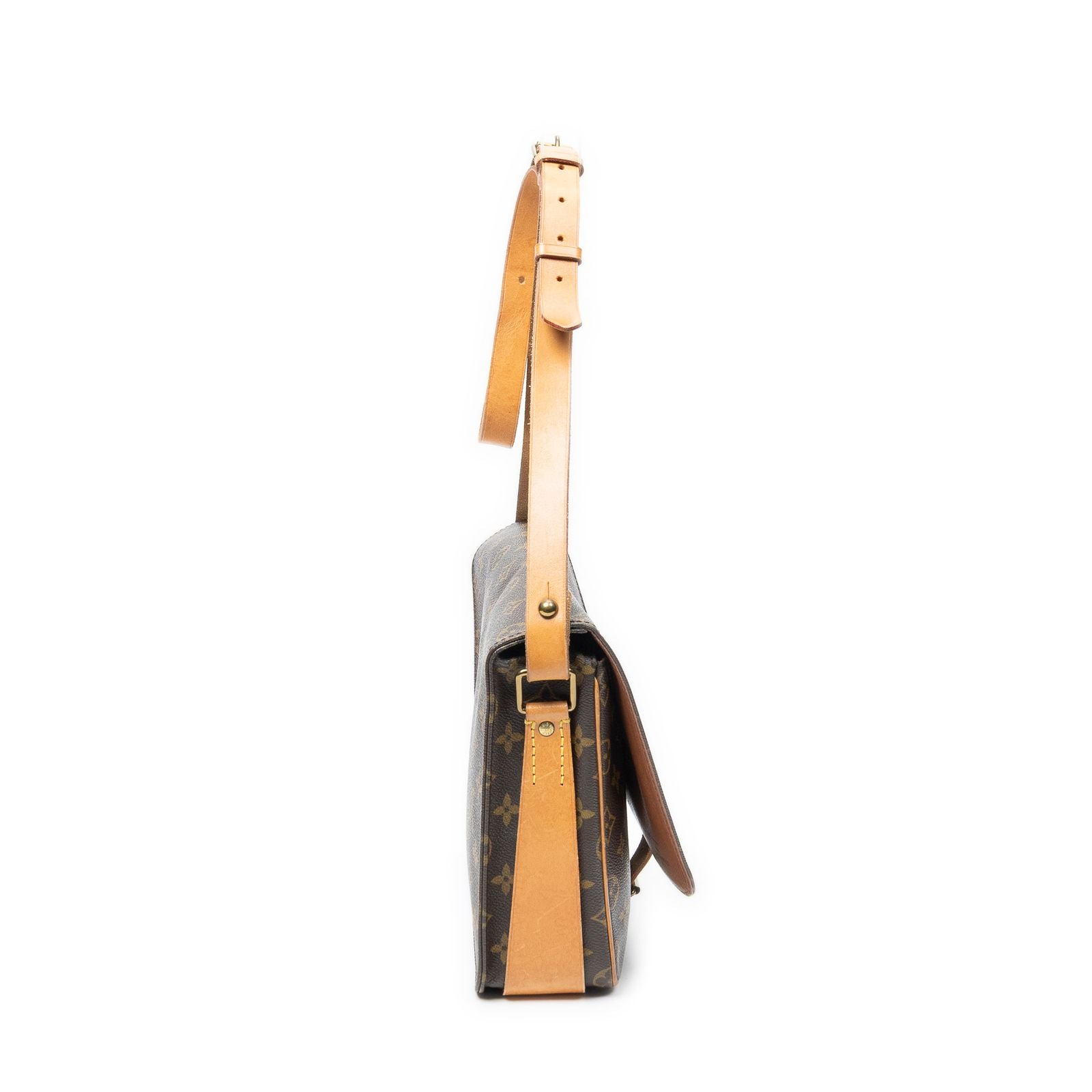 Louis Vuitton Cartouchiere Brown Monogram Canvas Shoulder — view 4