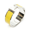 Hermes Clic Clac Bracelet Yellow Silver Plating