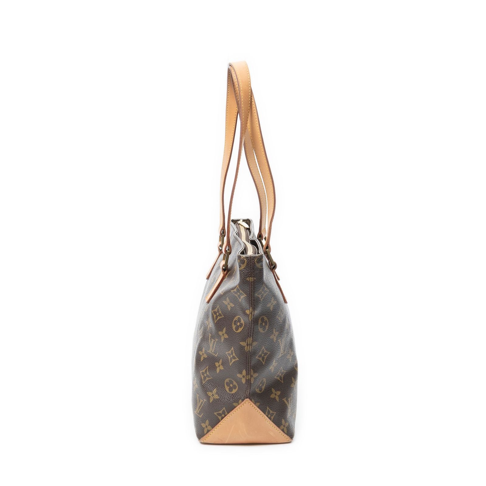 Louis Vuitton Cabas Piano Brown Monogram Canvas Tote — view 3