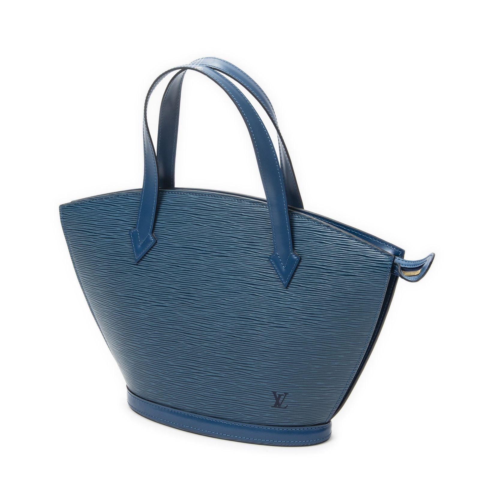 Louis Vuitton Saint Jacques Blue Epi Handbag — view 2