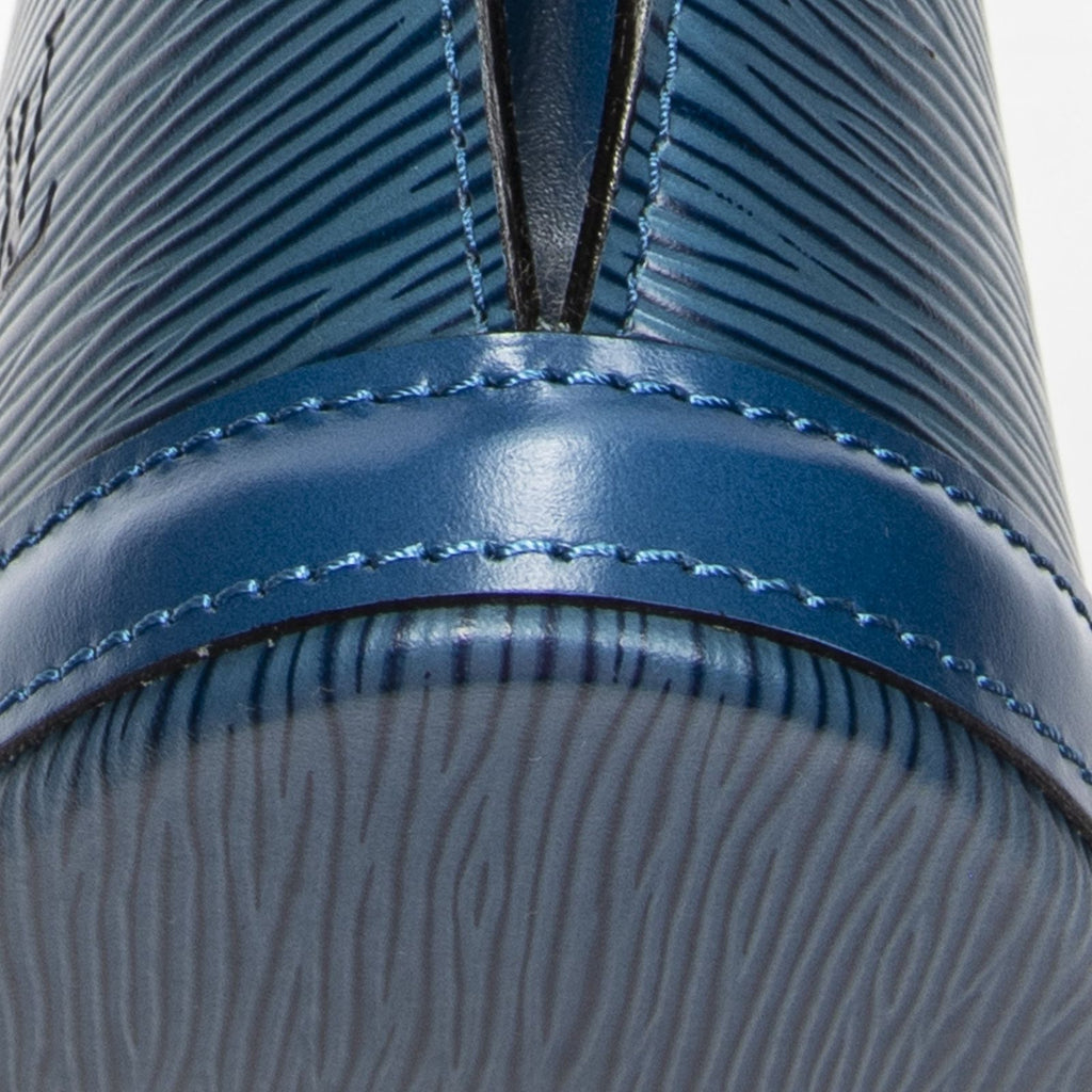Louis Vuitton Saint Jacques Blue Epi Handbag — view 7