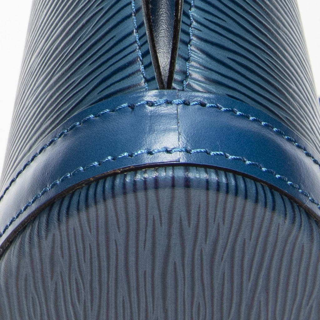 Louis Vuitton Saint Jacques Blue Epi Handbag — view 8