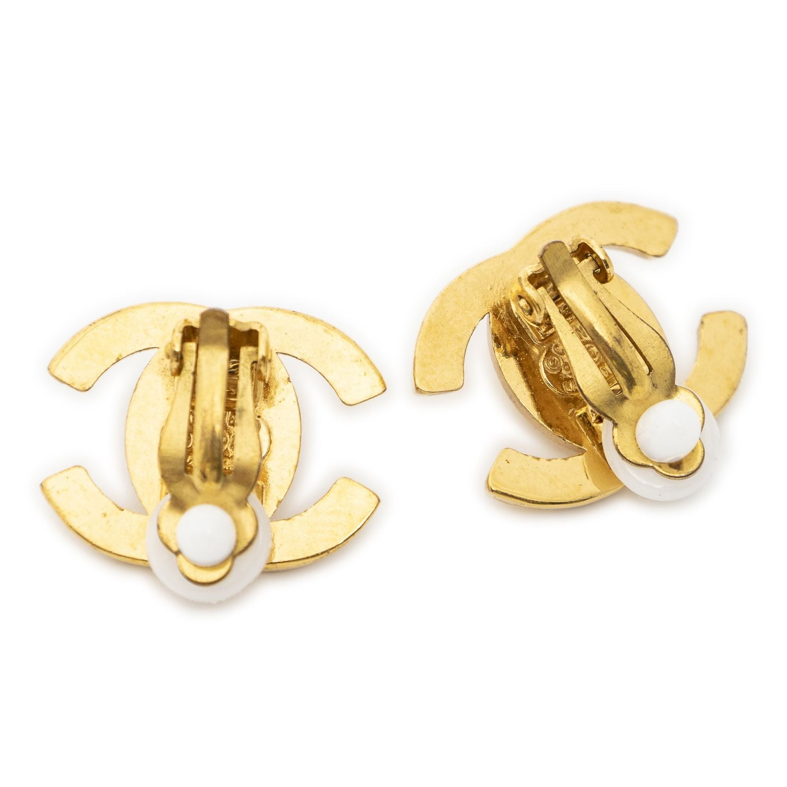 Chanel CC Turnlock Motif Clip on Earrings — view 2