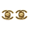 Chanel CC Turnlock Motif Clip on Earrings