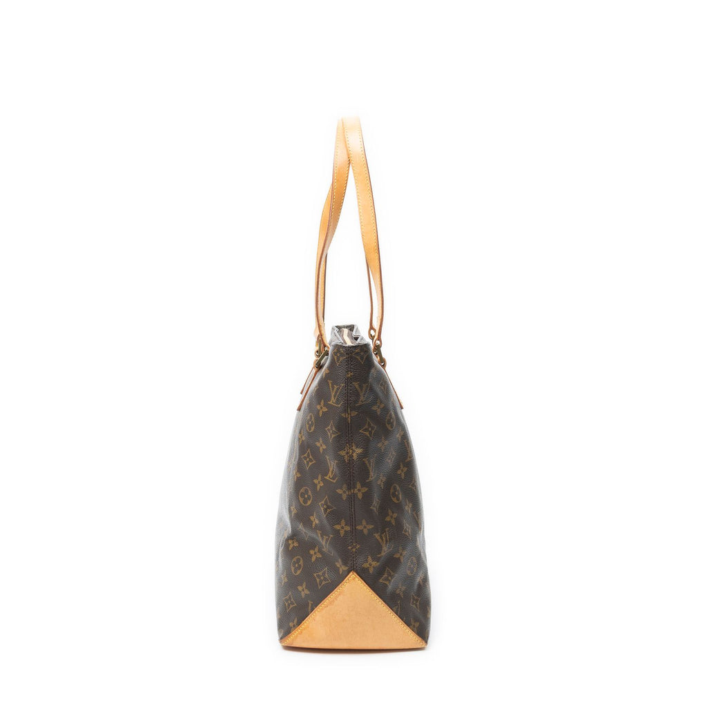 Louis Vuitton Cabas Mezzo Brown Monogram Canvas Tote — view 4