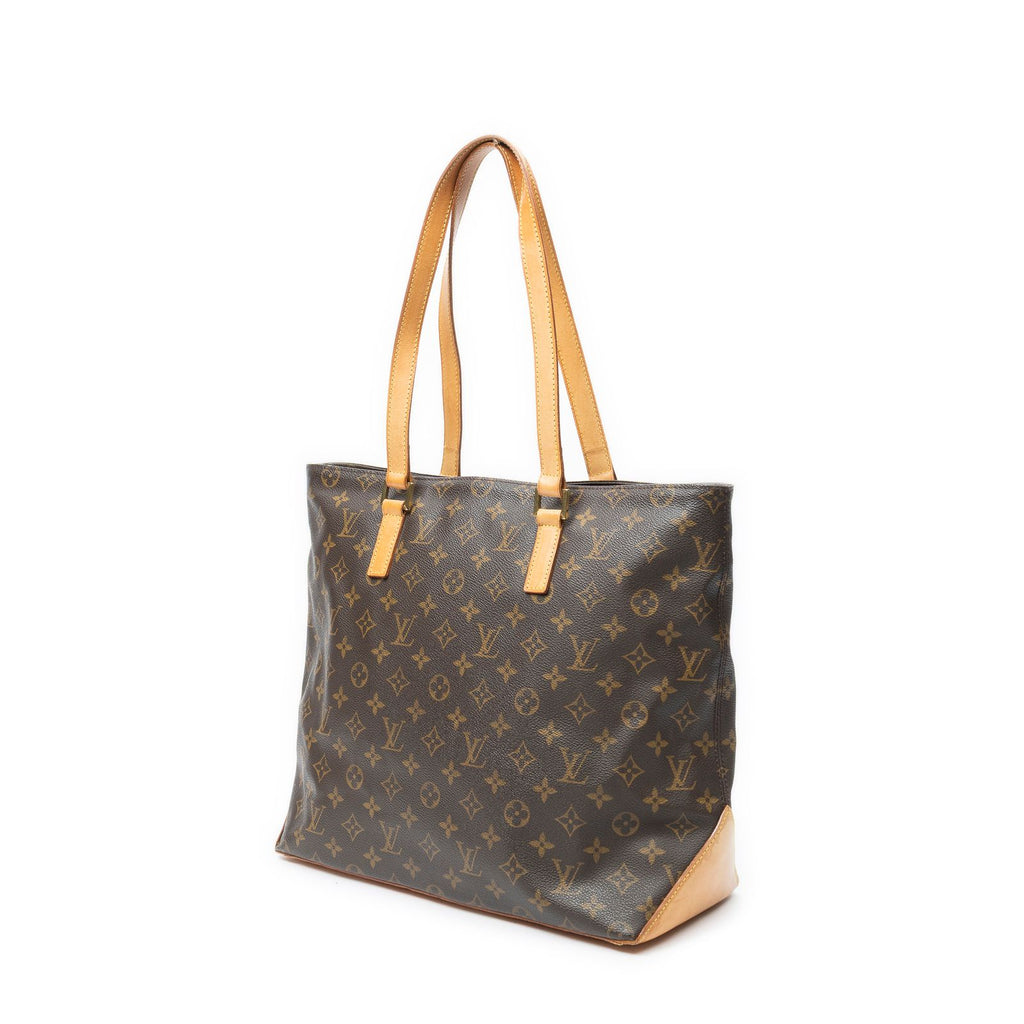 Louis Vuitton Cabas Mezzo Brown Monogram Canvas Tote — view 2