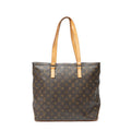 Louis Vuitton Cabas Mezzo Brown Monogram Canvas Tote