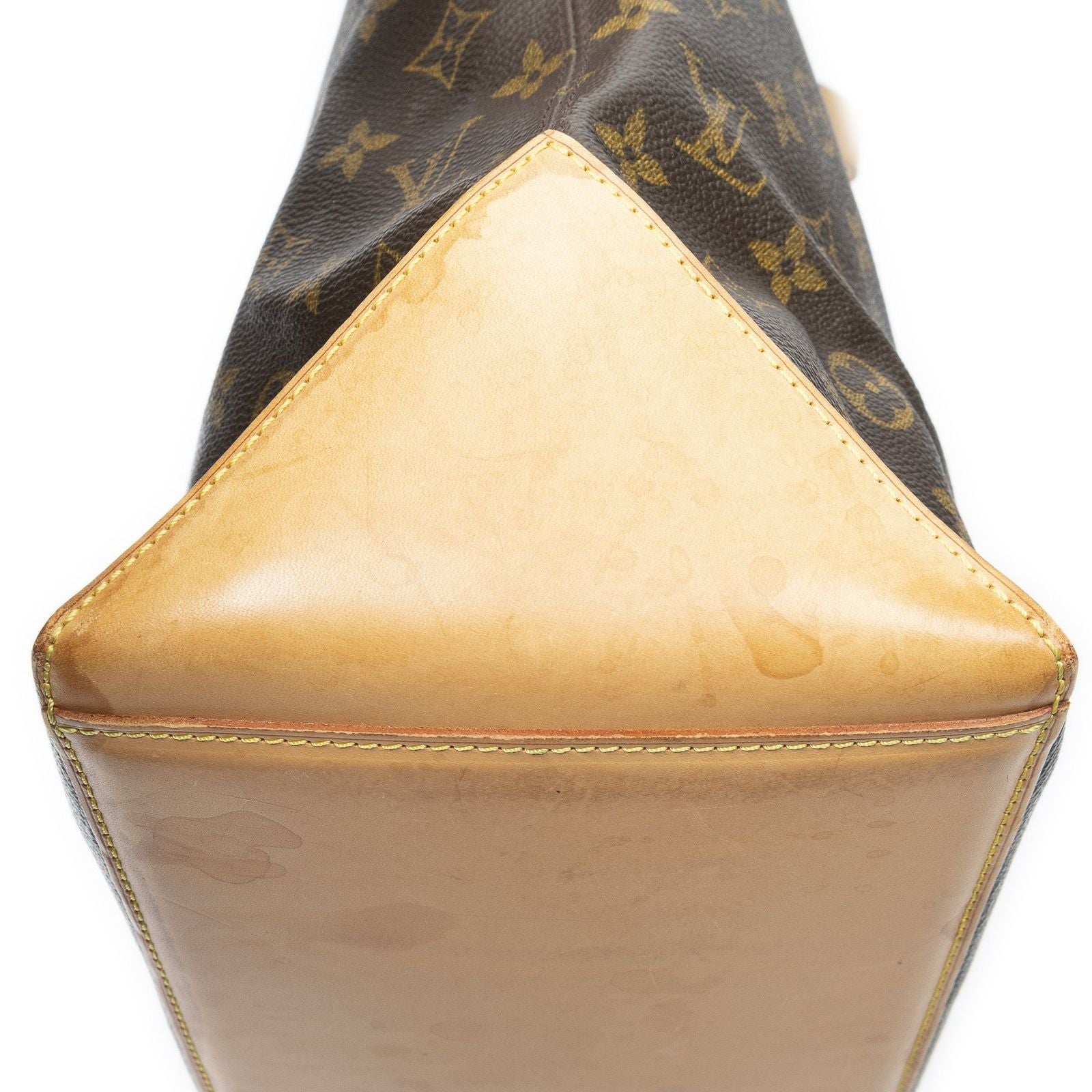Louis Vuitton Cabas Mezzo Brown Monogram Canvas Tote — view 7