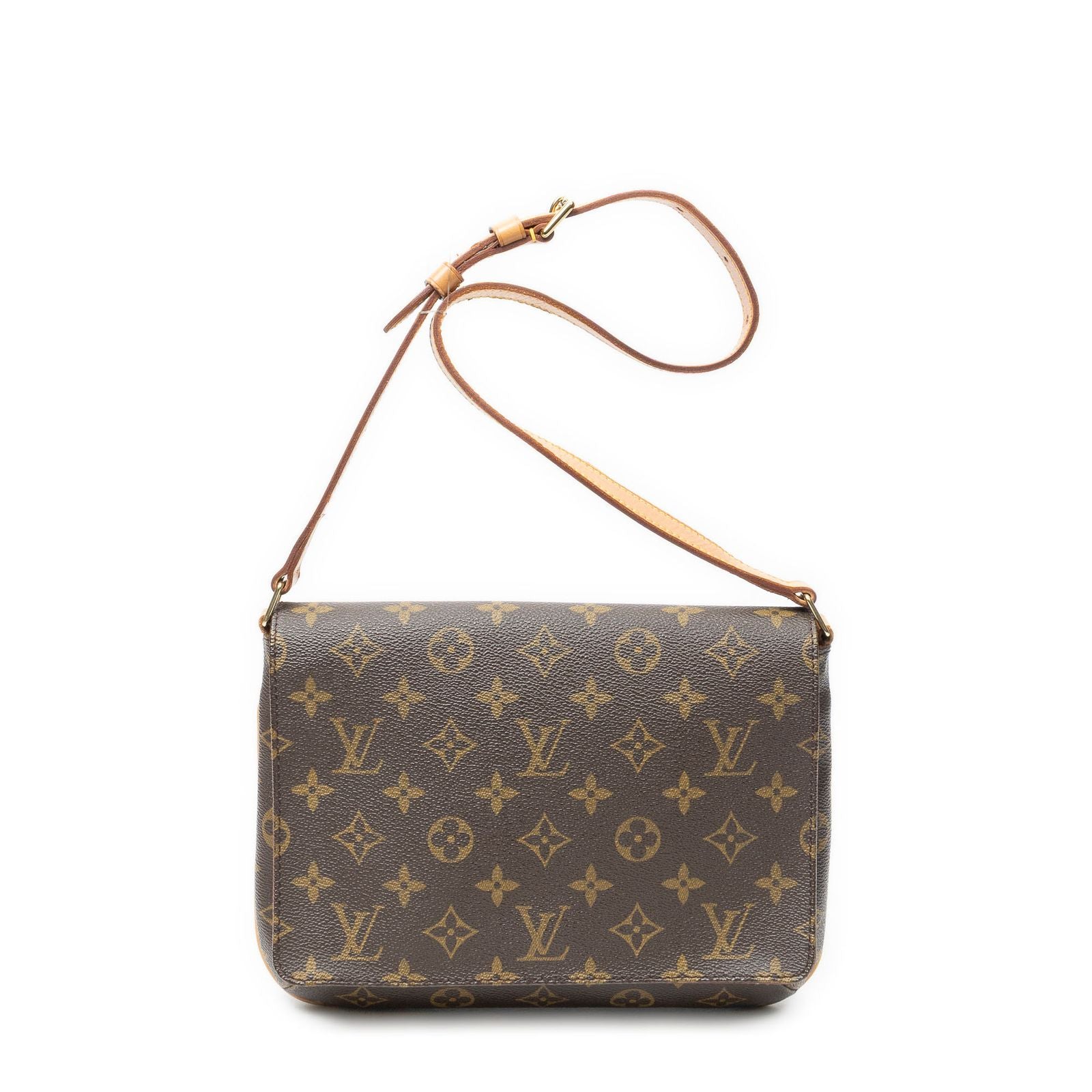 Louis Vuitton Musette Tango Brown Monogram Canvas Shoulder