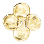 Chanel CC Clover Brooch Gold Plated — view 2