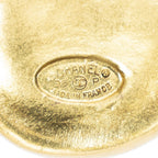 Chanel CC Clover Brooch Gold Plated — view 3