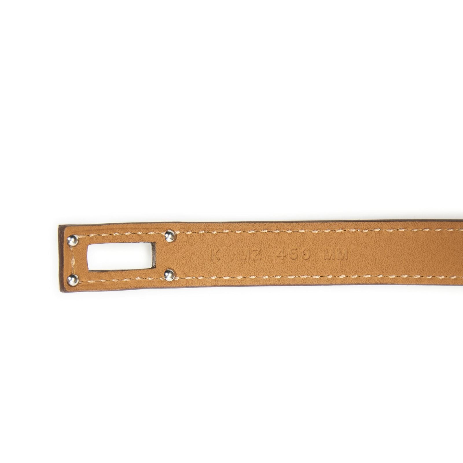 Hermes Kelly Double Tour Bracelet Brown Leather — view 4