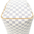 Louis Vuitton Speedy Ivory Damier Azur Handbag — view 7