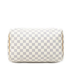 Louis Vuitton Speedy Ivory Damier Azur Handbag — view 6