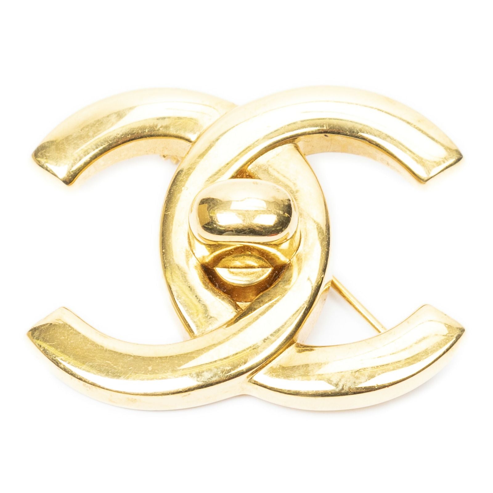 Chanel CC Turnlock Brooch