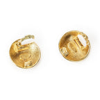 Chanel CC Logo Clip Type Earrings Gold Plated — view 3