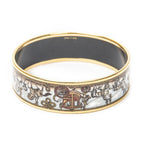 Hermes Enamel Bangle Bracelet — view 3