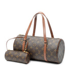 Louis Vuitton Papillon Brown Monogram Canvas Handbag — view 2