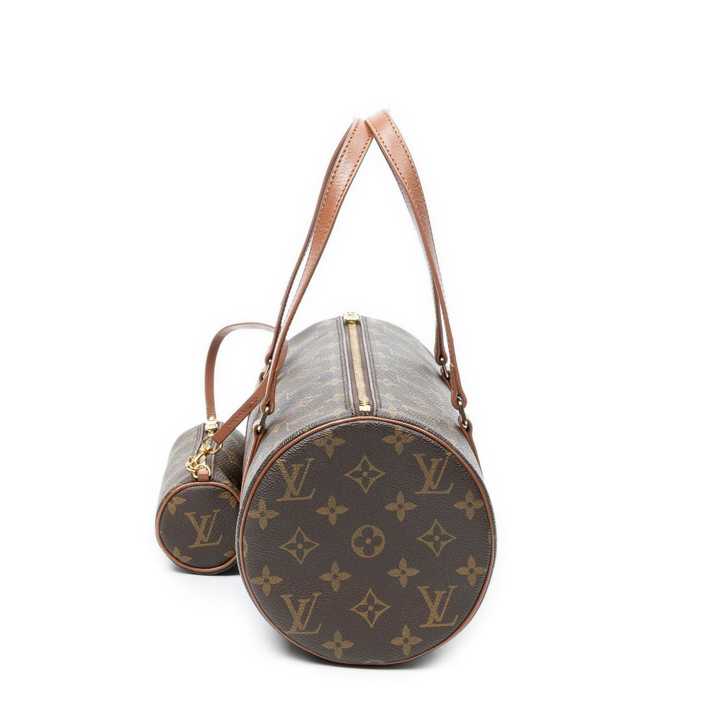 Louis Vuitton Papillon Brown Monogram Canvas Handbag — view 3