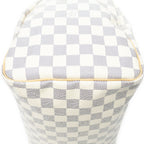 Louis Vuitton Speedy Ivory Damier Azur Handbag — view 7