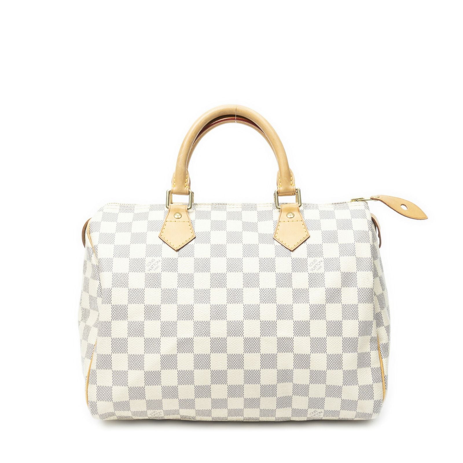 Louis Vuitton Speedy Ivory Damier Azur Handbag
