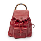 Gucci Minibumbu Backpack Red Calfskin Leather