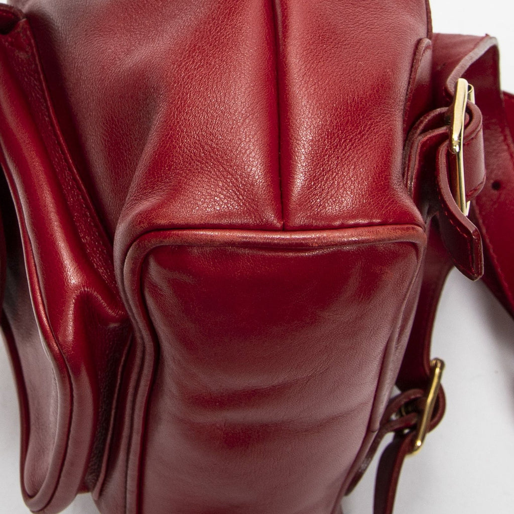 Gucci Minibumbu Backpack Red Calfskin Leather — view 8
