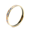 Hermes Enamel Bangle Orange Plating Bracelet