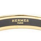 Hermes Enamel Bangle Orange Plating Bracelet — view 4