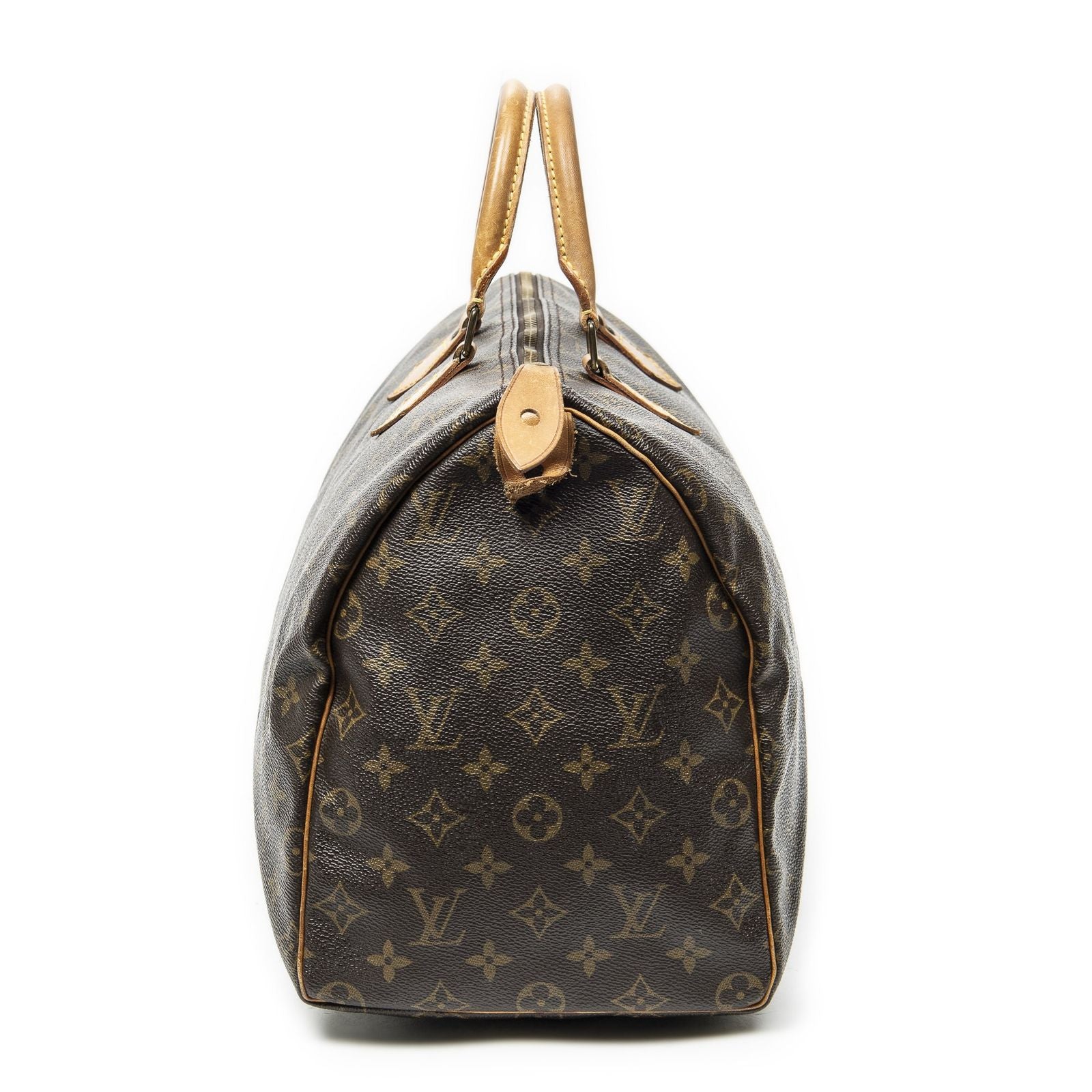 Louis Vuitton Speedy Brown Monogram Canvas Handbag — view 3