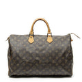 Louis Vuitton Speedy Brown Monogram Canvas Handbag