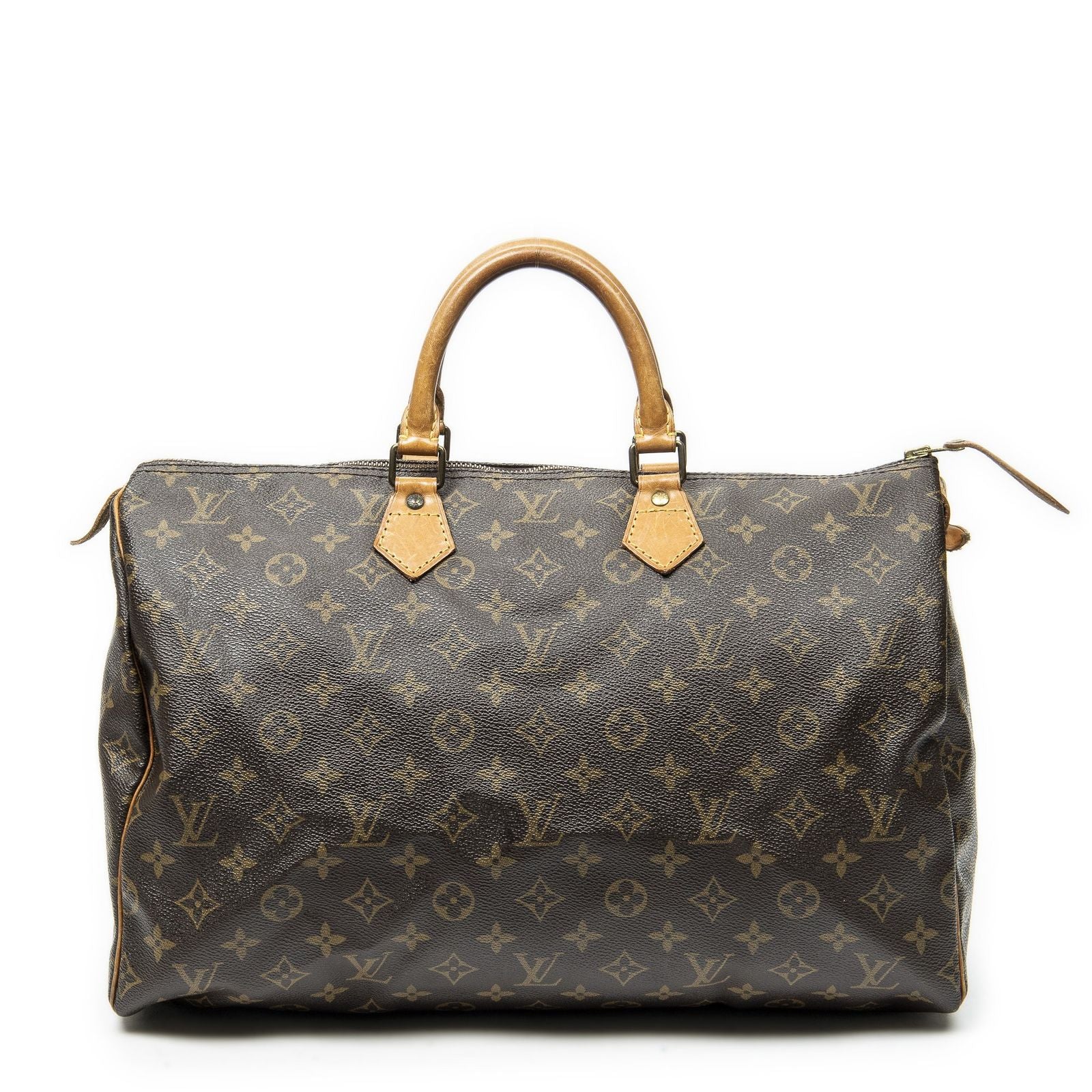 Louis Vuitton Speedy Brown Monogram Canvas Handbag