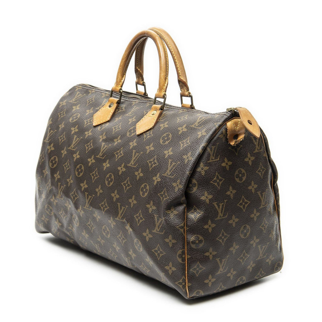 Louis Vuitton Speedy Brown Monogram Canvas Handbag — view 2