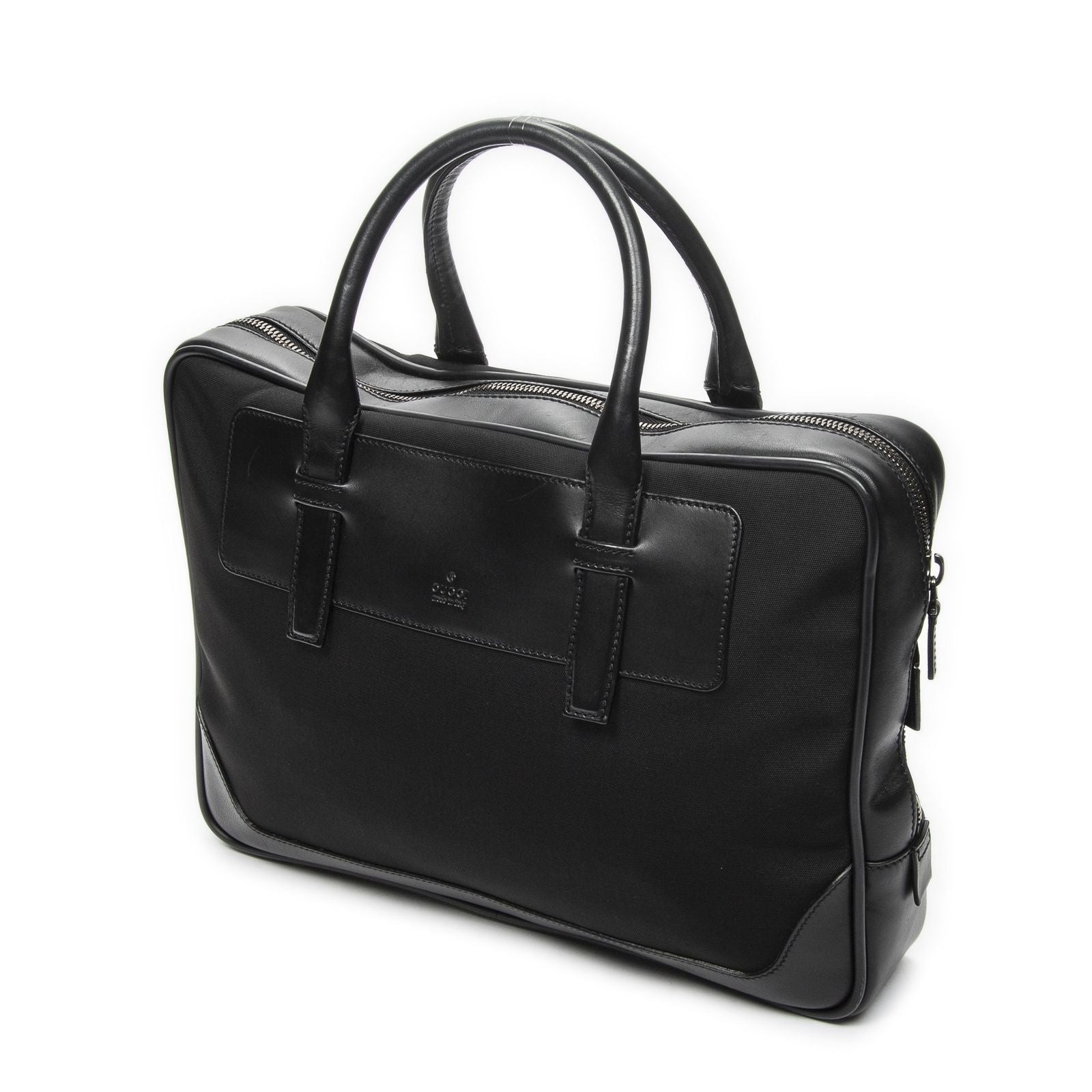 Gucci Business Bag Black Nylon Canvas — view 2