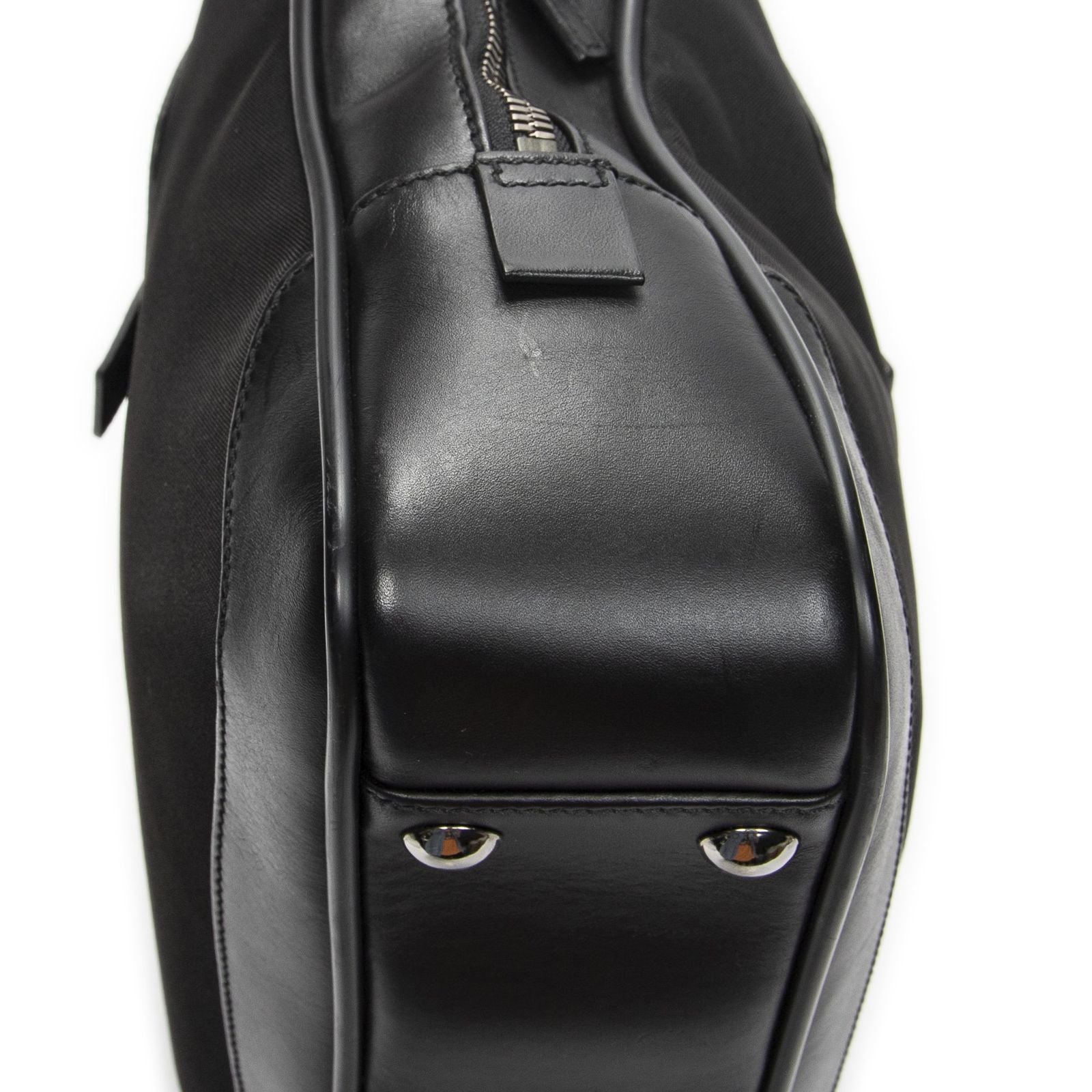 Gucci Business Bag Black Nylon Canvas — view 8