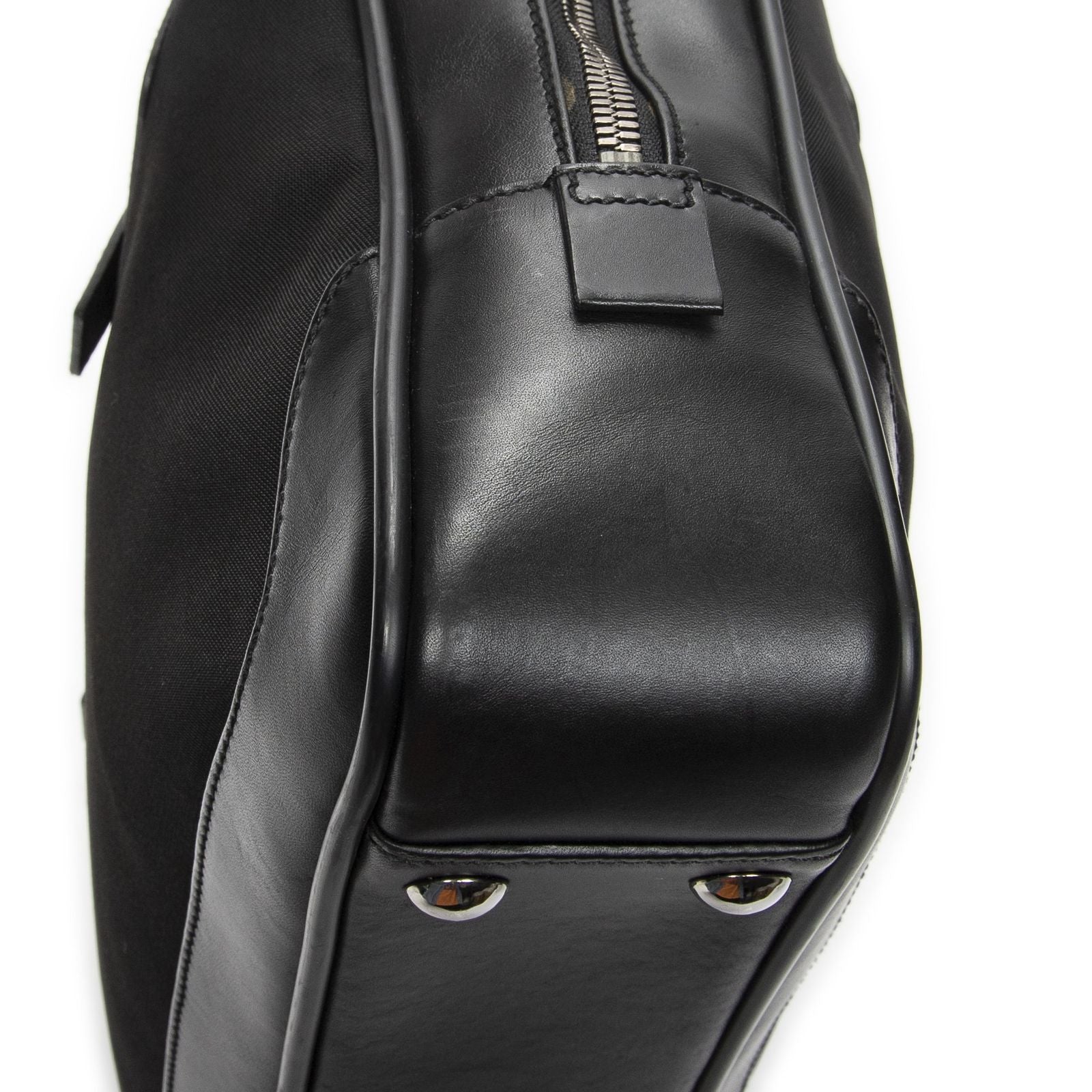 Gucci Business Bag Black Nylon Canvas — view 7
