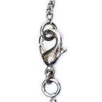 Chanel CC Logo Rhinestone Pendant Silver Plating — view 4