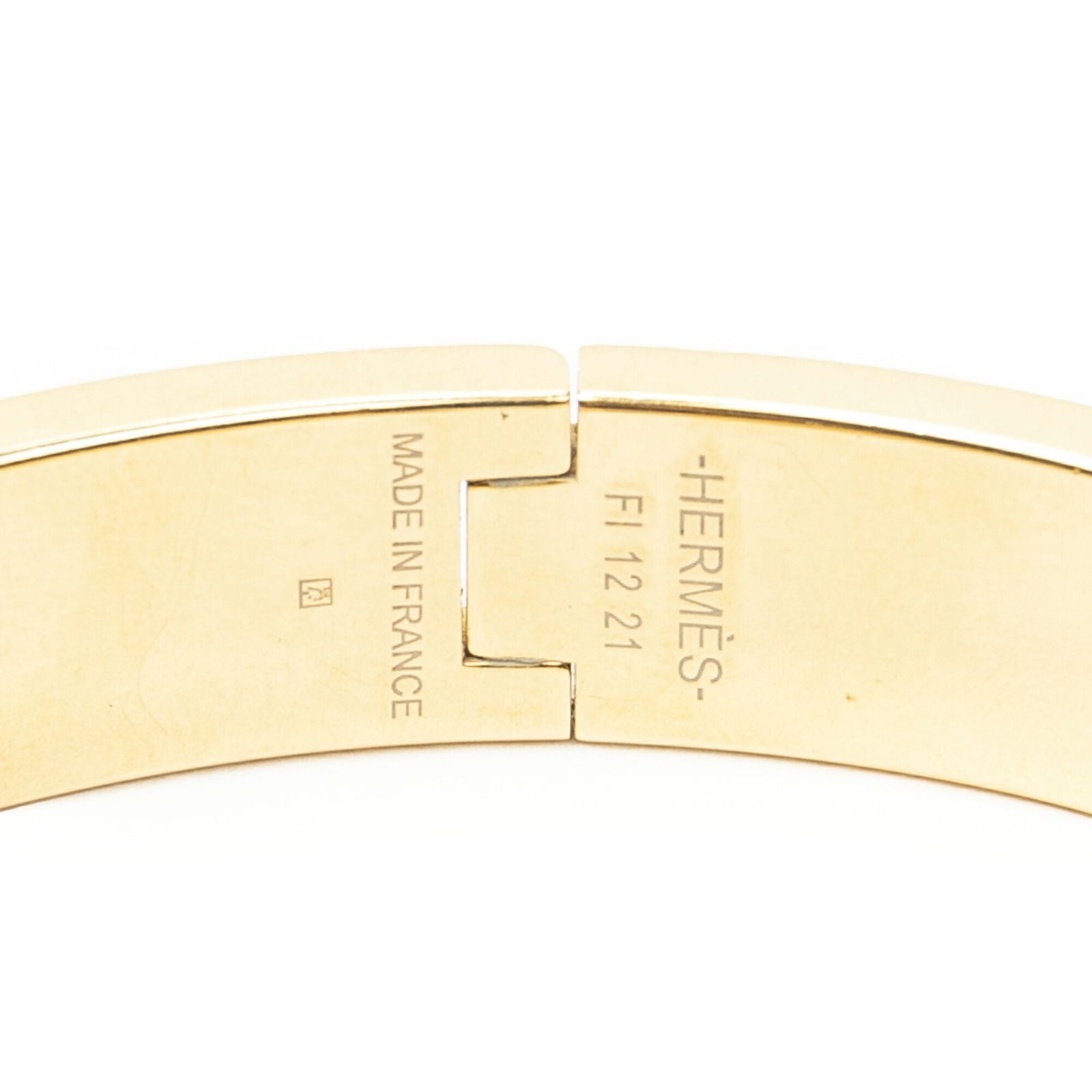 Hermes Clic Clac Bracelet Blue Plating — view 4