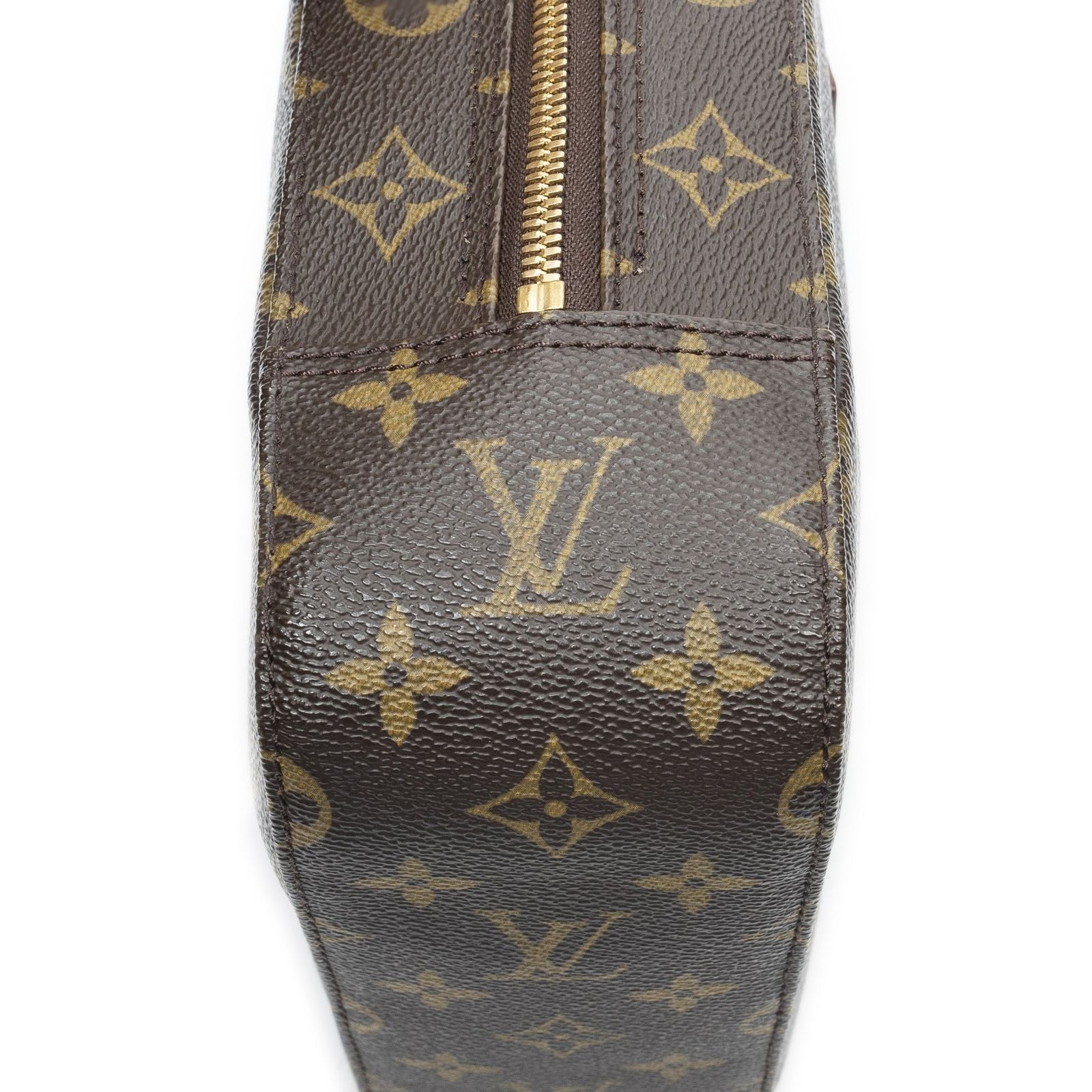 Louis Vuitton Brown Monogram Canvas Handbag — view 8