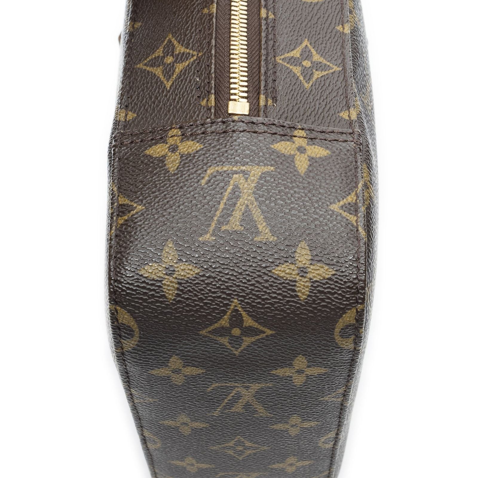 Louis Vuitton Brown Monogram Canvas Handbag — view 7
