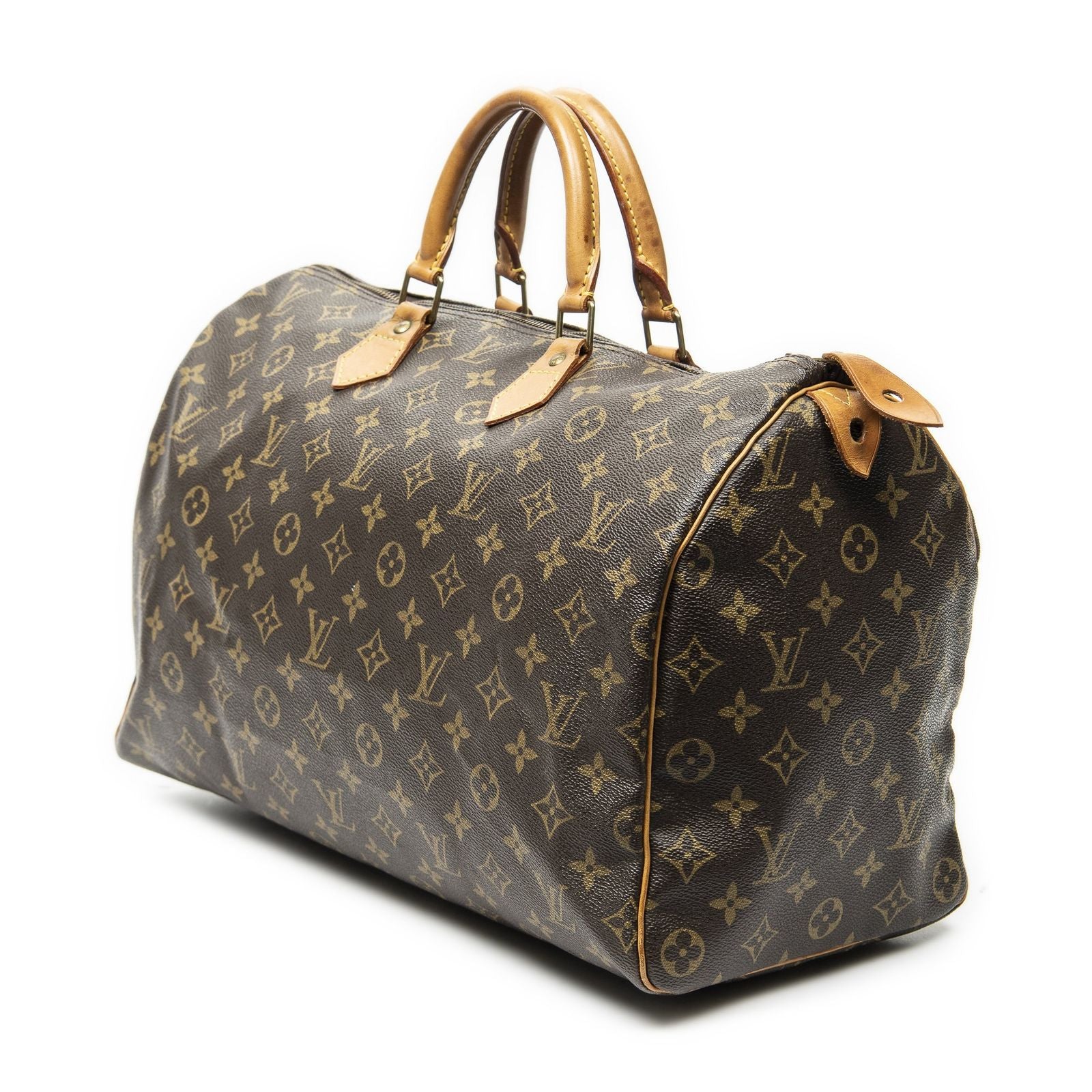 Louis Vuitton Speedy Brown Monogram Canvas Handbag — view 2