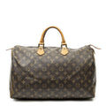 Louis Vuitton Speedy Brown Monogram Canvas Handbag
