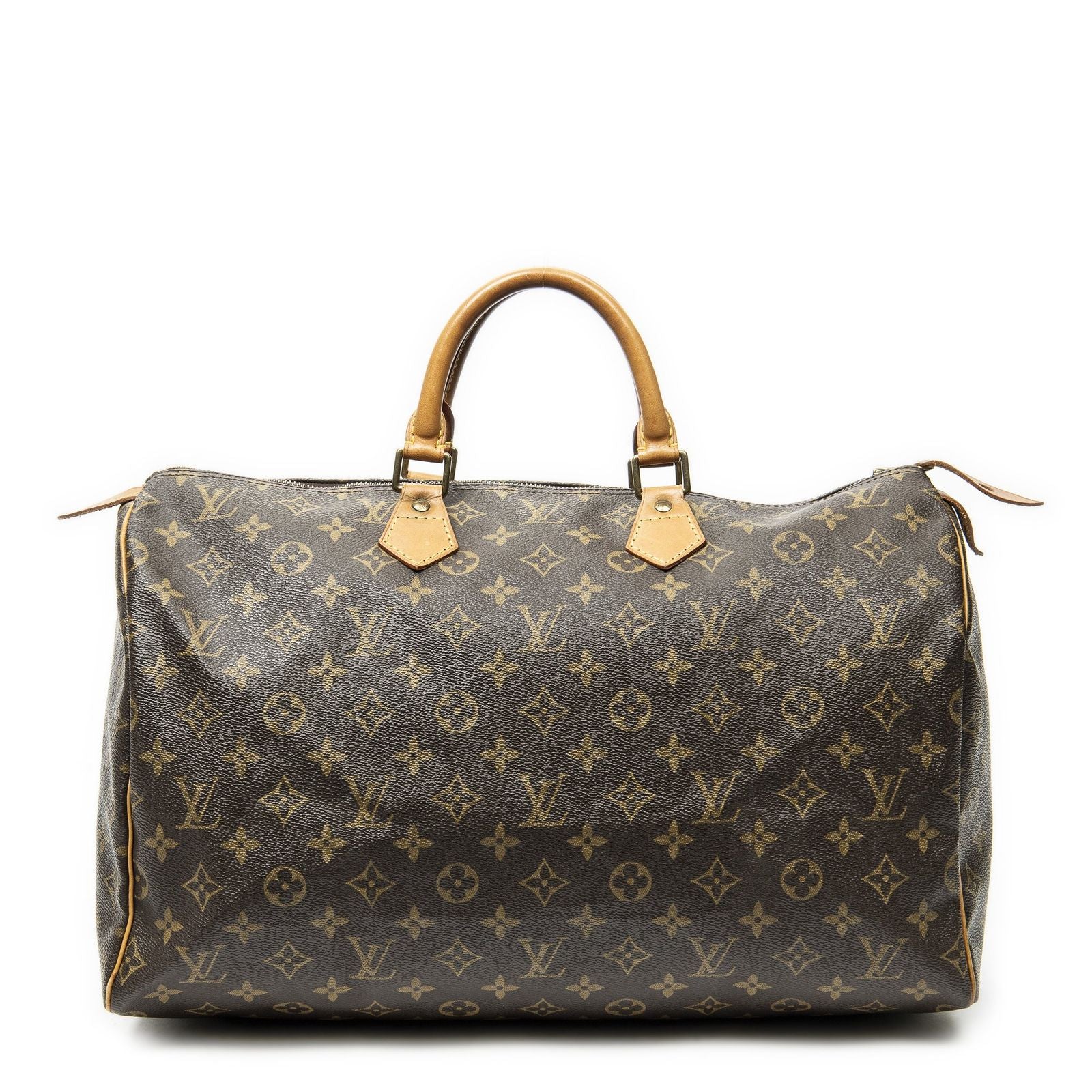 Louis Vuitton Speedy Brown Monogram Canvas Handbag