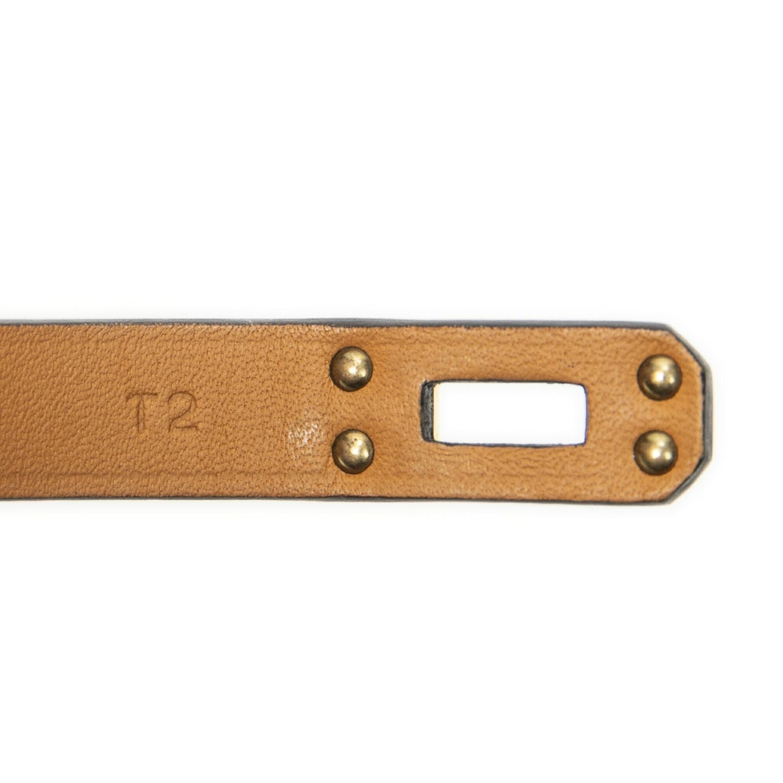 Hermes Mini Kelly Double Tour Bracelet Black Leather — view 4