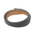 Hermes Mini Kelly Double Tour Bracelet Black Leather — view 2