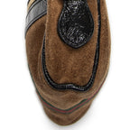 Gucci Vintage Web Mini Ophidia Tan Black Suede Leather Shoulder — view 8