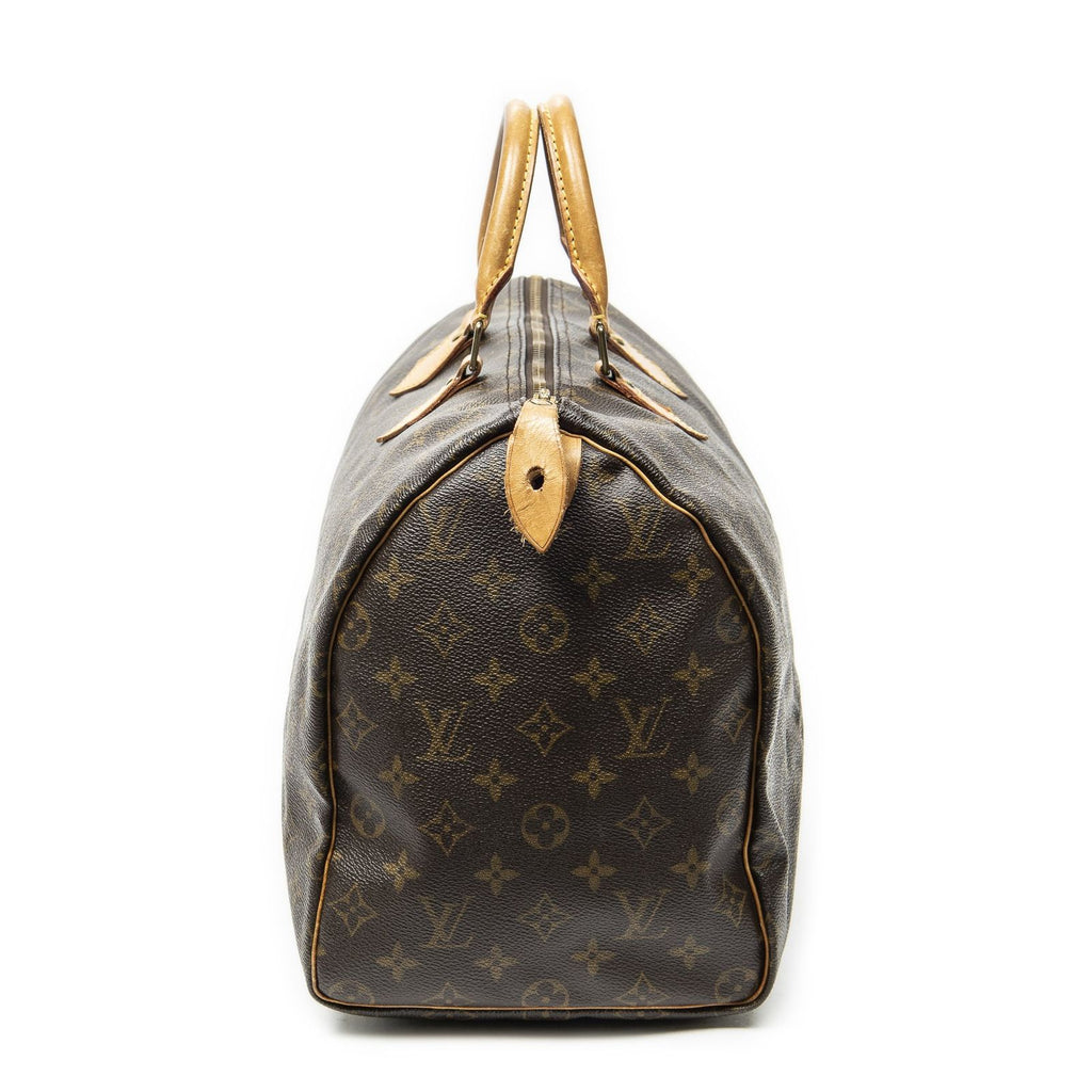 Louis Vuitton Speedy Brown Monogram Canvas Handbag — view 3