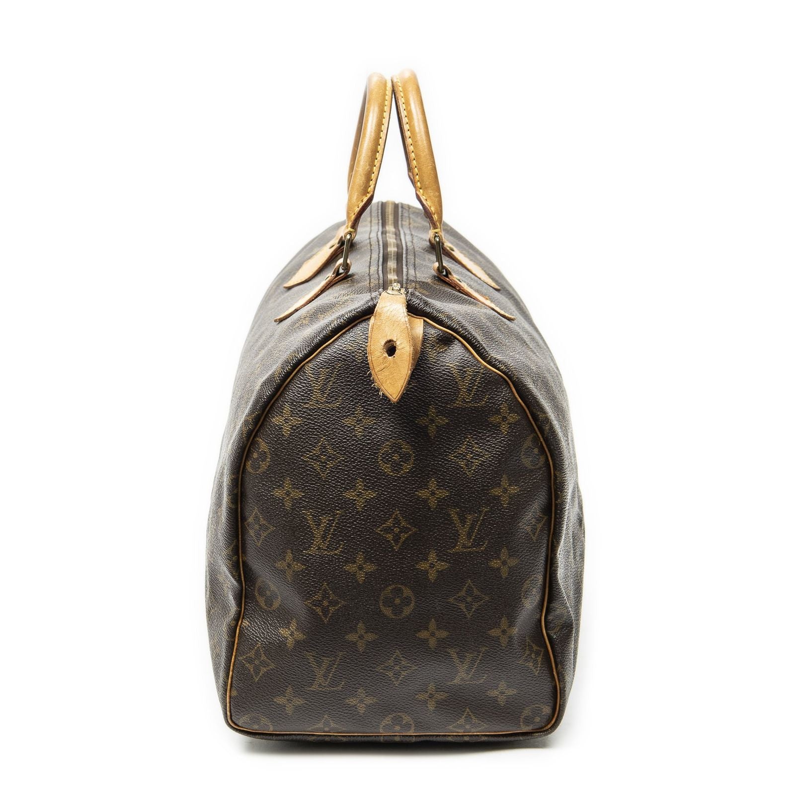 Louis Vuitton Speedy Brown Monogram Canvas Handbag — view 3